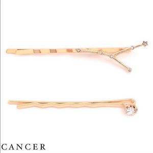 CANCER ▫️ Zodiac Hair Pin Set